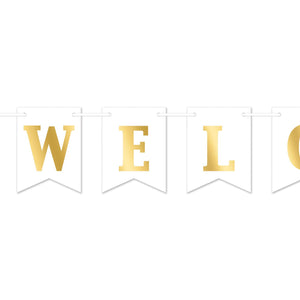 Bulk Foil Welcome Streamer (Case of 12) by Beistle