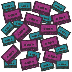 Cassette Tape Deluxe Party Sparkle Confetti (0.5 Oz/Pkg)