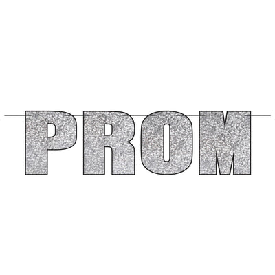 Beistle Prom Party Streamer- Silver