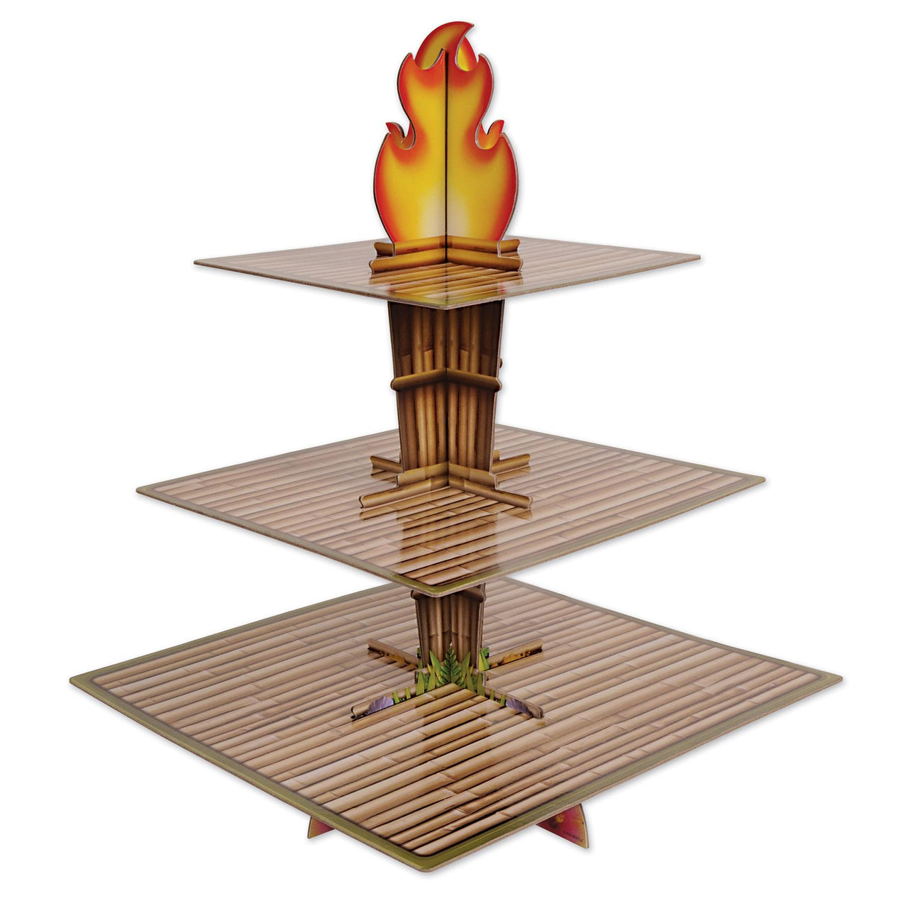 Beistle Luau Party Tiki Torch Cupcake Stand