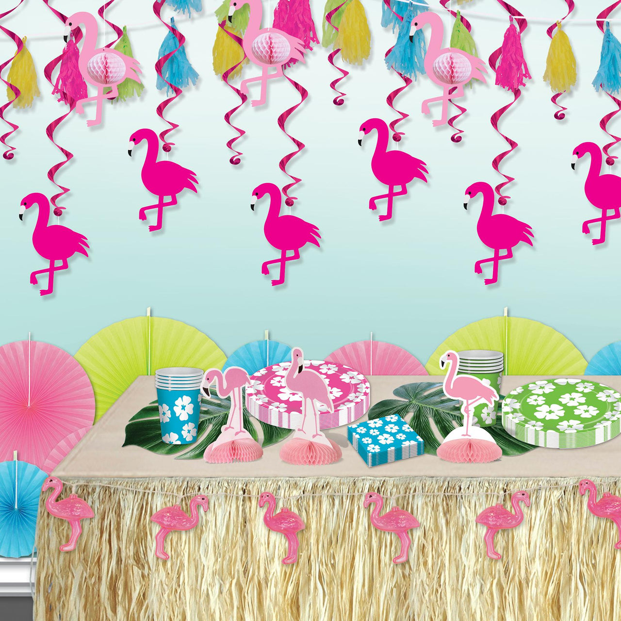 Bulk Flamingo Whirls (Case of 72) by Beistle