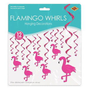Bulk Flamingo Whirls (Case of 72) by Beistle