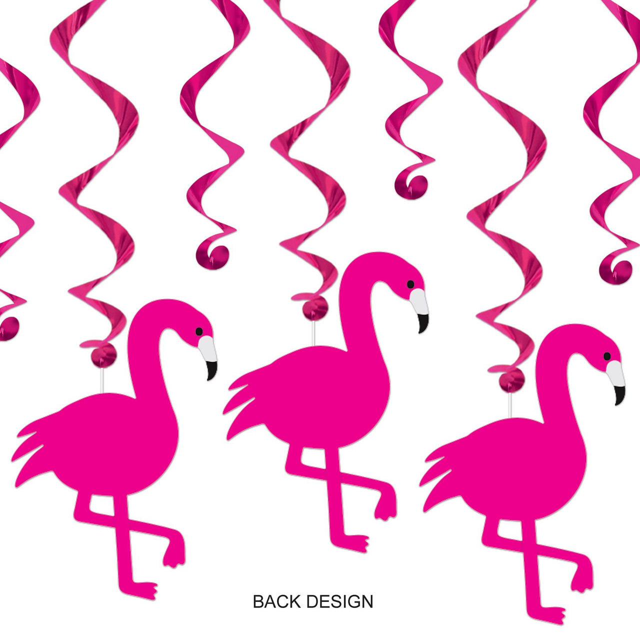 Bulk Flamingo Whirls (Case of 72) by Beistle