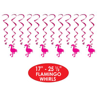 Bulk Flamingo Whirls (Case of 72) by Beistle