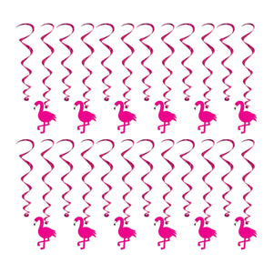 Bulk Flamingo Whirls (Case of 72) by Beistle