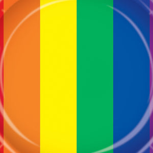 Bulk Rainbow Plates (Case of 96) by Beistle