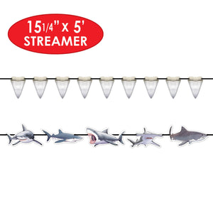 Bulk Shark Streamer Set (Case of 12) by Beistle