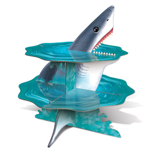 Beistle Shark Party Cupcake Stand