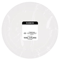Bulk Rainbow Plates (12 Pkgs Per Case) by Beistle