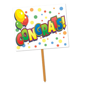 Beistle Congrats! Party Yard Sign