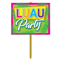 Beistle Luau Party Yard Sign