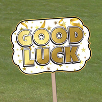 Bulk Foil Good Luck Yard Sign (Case of 6) by Beistle