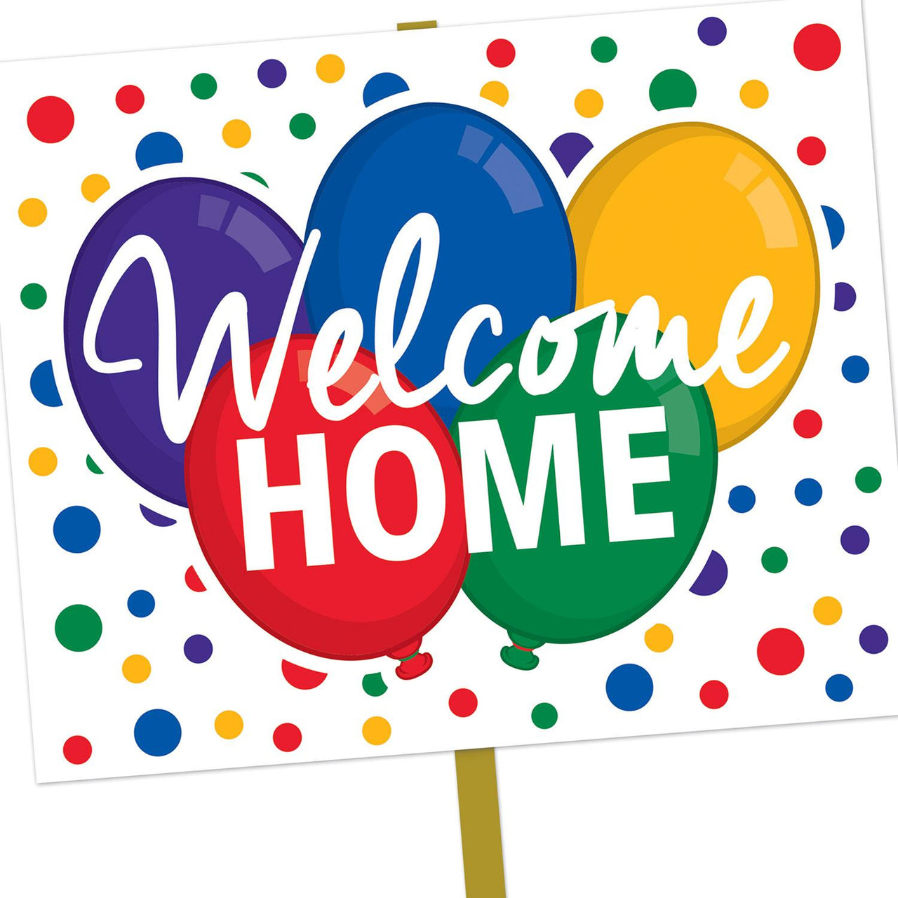 Bulk Welcome Home Yard Sign (Case of 6) by Beistle