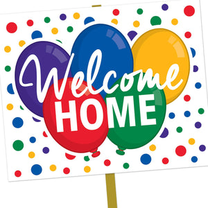 Bulk Welcome Home Yard Sign (Case of 6) by Beistle