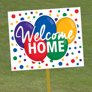 Bulk Welcome Home Yard Sign (Case of 6) by Beistle