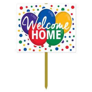 Beistle Welcome Home Party Yard Sign