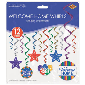 Bulk Welcome Home Whirls (Case of 72) by Beistle