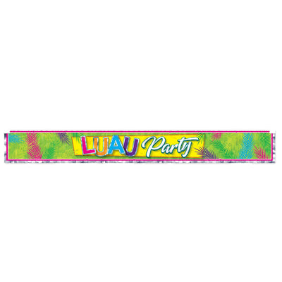 Beistle Luau Party Metallic Luau Party Fringe Banner