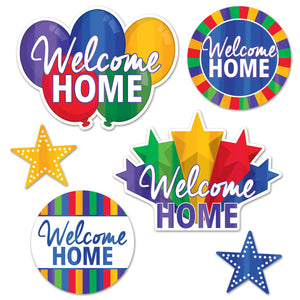 Beistle Foil Welcome Home Party Cutouts (6/Pkg)