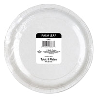 Bulk Palm Leaf Plates (Case of 96) by Beistle