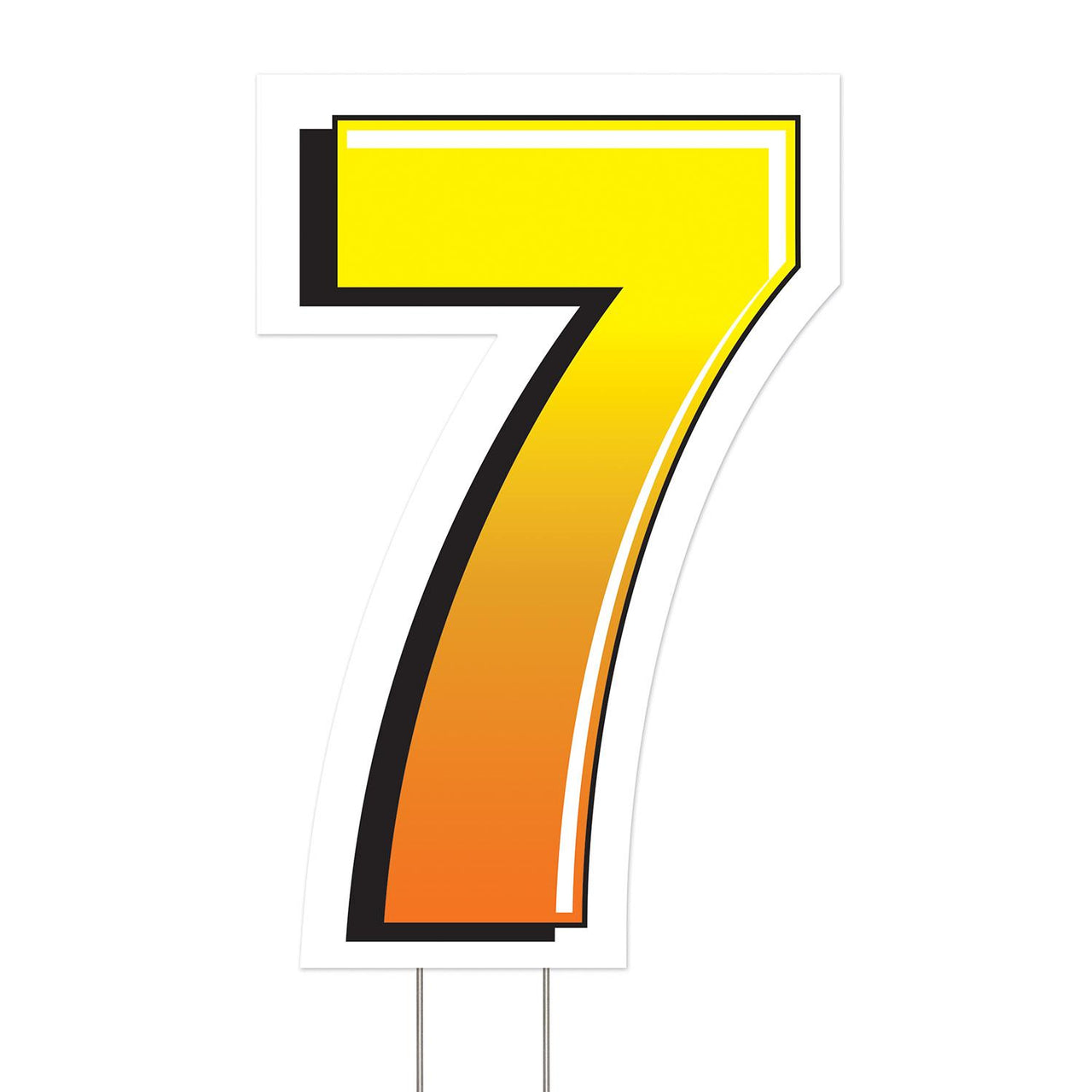 Beistle Plastic 7 Party Yard Sign