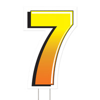 Beistle Plastic 7 Party Yard Sign