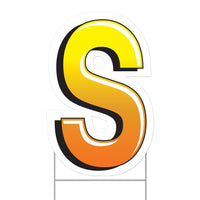 Beistle Plastic S Party Yard Sign