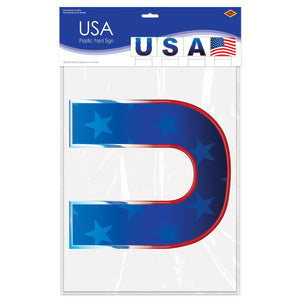 Bulk Plastic USA Yard Sign (Case of 6) by Beistle