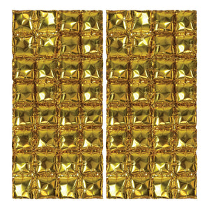 Beistle Gold Foil Party Balloon Backdrops (12 Per Case)