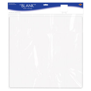 Bulk Plastic Blank Yard Sign (Case of 6) by Beistle