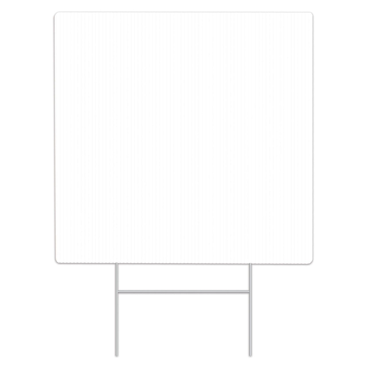 Beistle Plastic Blank Party Yard Sign