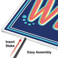 Bulk Plastic Jumbo We Will Miss You! Yard Sign (Case of 6) by Beistle