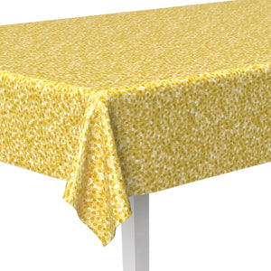 Bulk Printed Sequined Tablecover - Gold (Case of 12) by Beistle