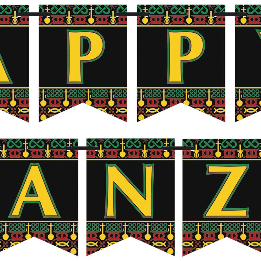 Bulk Happy Kwanzaa Streamer (Case of 12) by Beistle