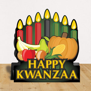 Bulk 3-D Happy Kwanzaa Centerpiece (Case of 12) by Beistle