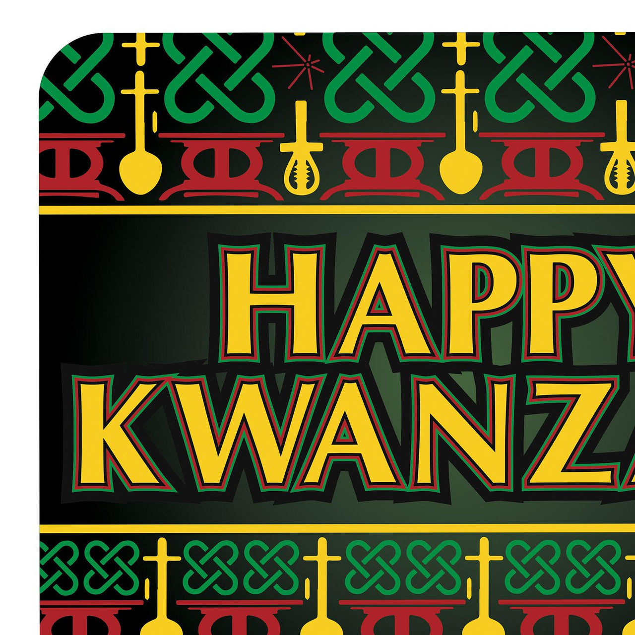 Bulk Happy Kwanzaa Cutouts (Case of 96) by Beistle