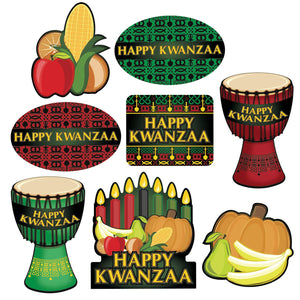 Beistle Happy Kwanzaa Cutouts (8/Pkg)