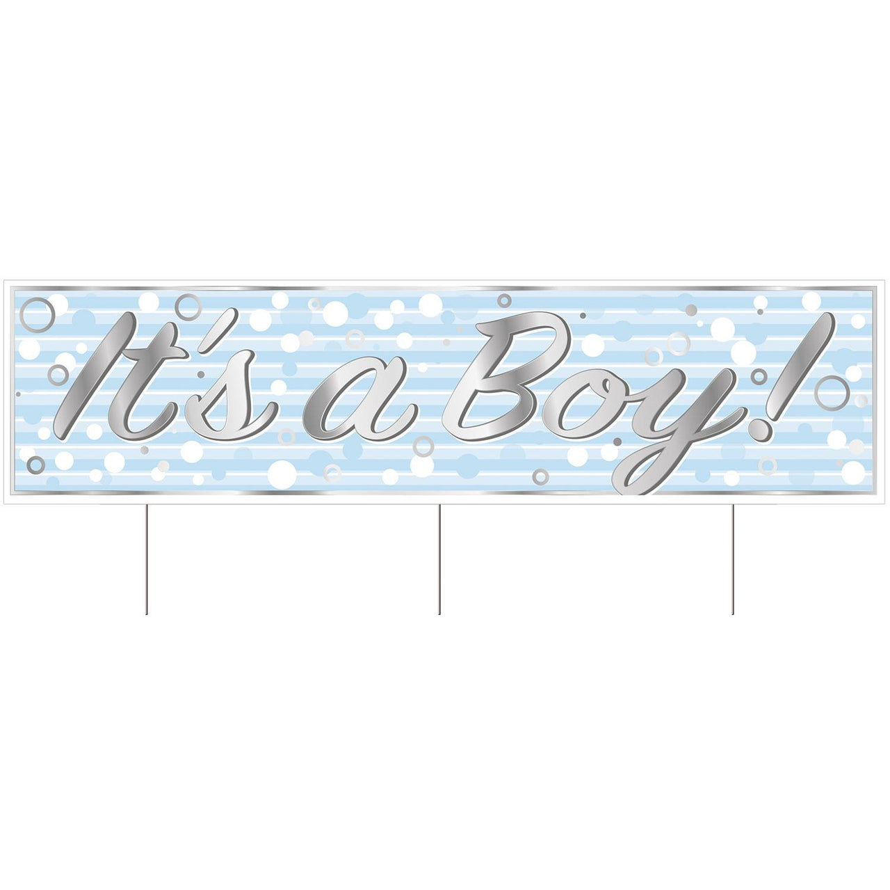 Beistle Plastic Jumbo It's A Boy! Yard Sign