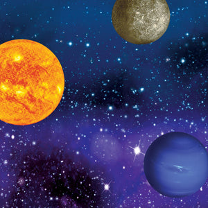 Bulk Solar System Tablecover (Case of 12) by Beistle