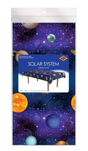 Bulk Solar System Tablecover (Case of 12) by Beistle