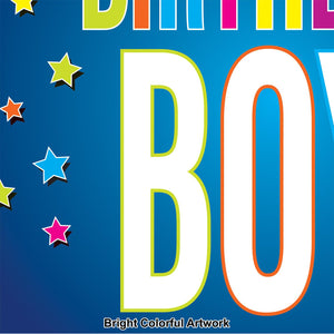 Bulk Plastic Birthday Boy Yard Sign (Case of 6) by Beistle