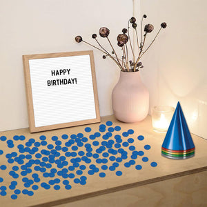 Bulk Bulk Tissue Confetti - Blue (12 Packages) by Beistle