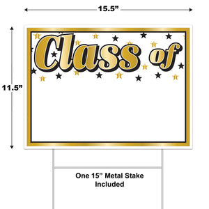 Bulk Plastic Class Of Yard Sign (Case of 6) by Beistle