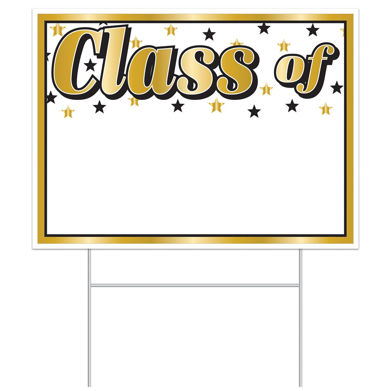 Beistle Graduation Party Plastic Class Of Yard Sign
