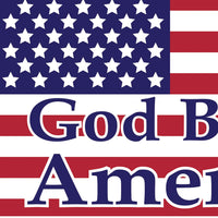 Bulk Plastic God Bless America Yard Sign (Case of 6) by Beistle