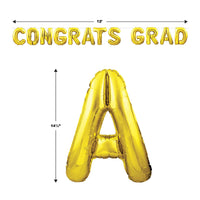 Bulk Congrats Grad Balloon Streamer (Case of 6) by Beistle