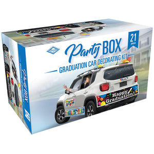 Bulk Graduation Car Party Box (Case of 6) by Beistle