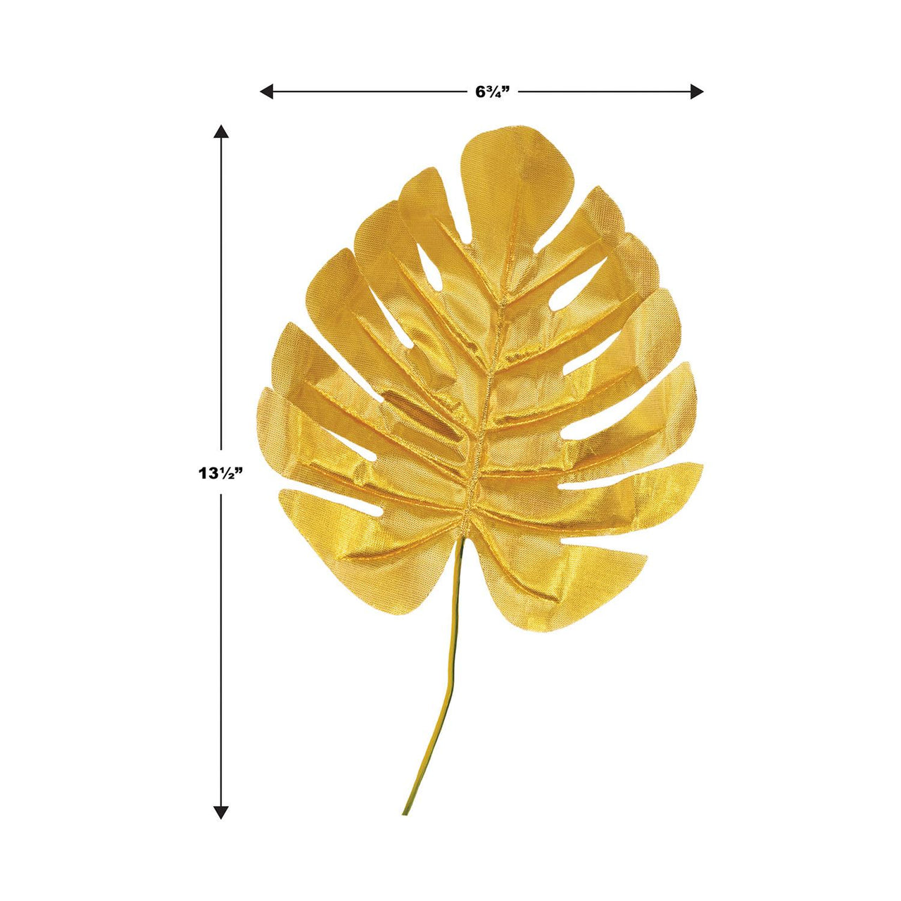 Bulk Fabric Gold Palm Leaves (Case of 24) by Beistle