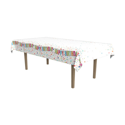 Beistle Happy Birthday Party Tablecover