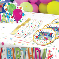 Bulk Happy Birthday Fringed Luncheon Napkins (Case of 192) by Beistle